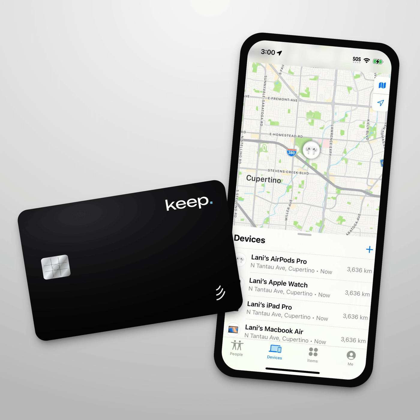 Keep Card — Ultra - Thin Apple Find My Wallet Tracker - Keep Card – Ultra - Slim Wallet Tracker | Never Lose Your Wallet Again